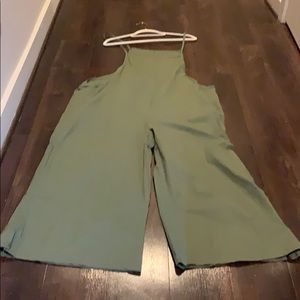 Green jumpsuit